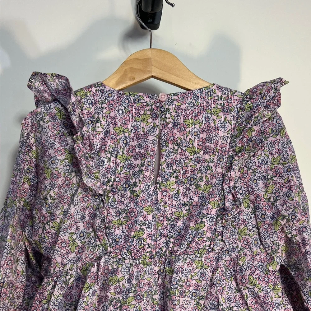 Crewcuts Purple Floral Kids Dress